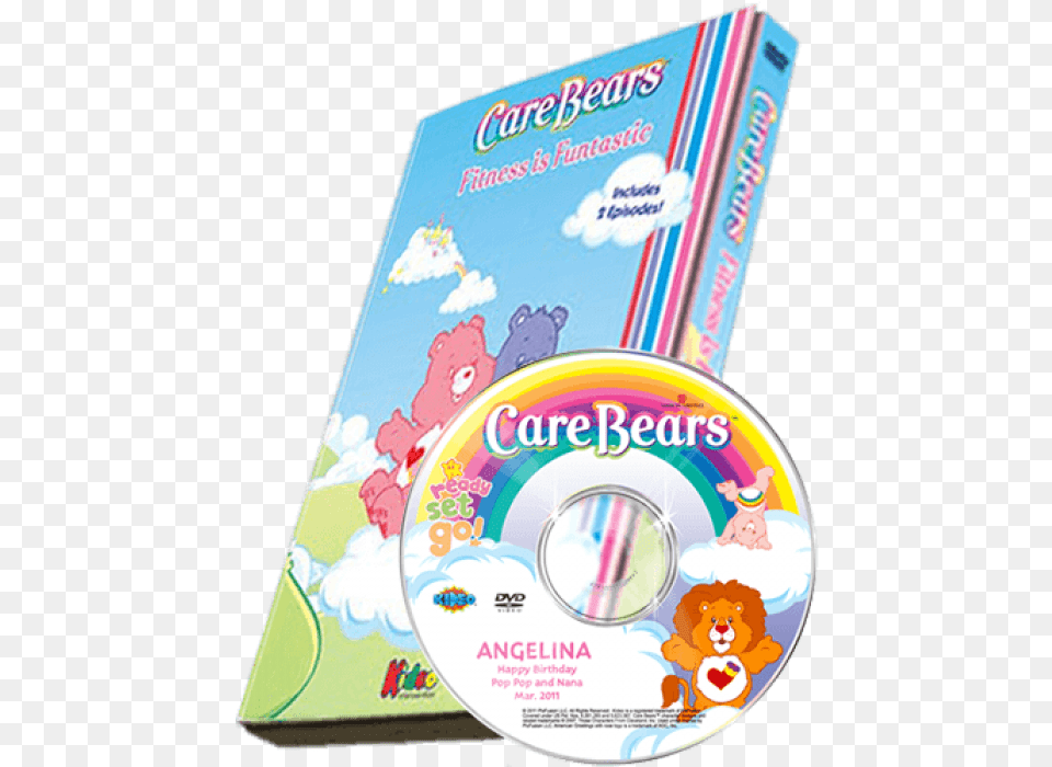Care Bears Fitness In Funtastic, Disk, Dvd Free Transparent Png