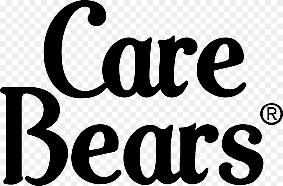 Care Bears Logo Transparent Logo Care Bears, Gray Free Png