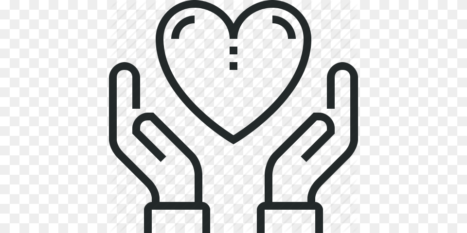 Care Compassion Feelings Heart Love Icon, Gate Free Transparent Png