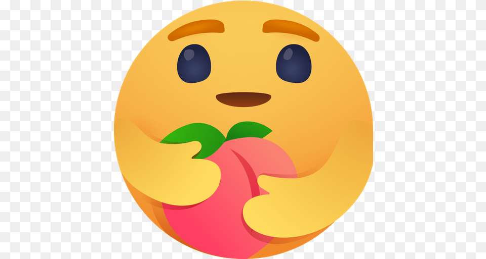 Care Emoji For Peach Logo Icon Of Care Icon Facebook, Food, Egg, Sweets Png Image