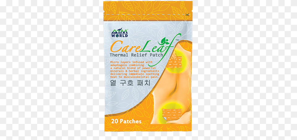 Care Leaf Thermal Relief Patch Aim Global Products Careleaf, Advertisement, Poster Png