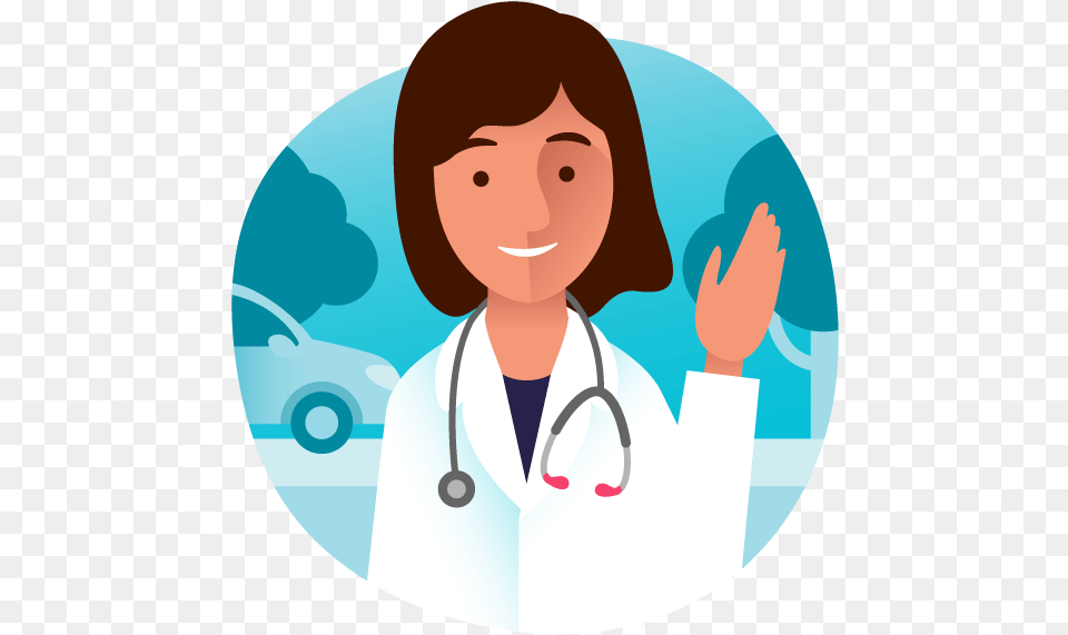 Care Providerclip Heal On Demand Doctor House Calls, Clothing, Coat, Lab Coat, Adult Free Png Download