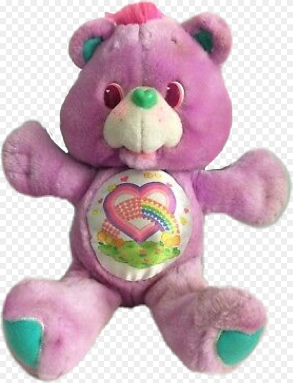 Carebear Bear Toy Vintagetoy Vintage Pastel Aesthetic Teddy Bear, Plush, Teddy Bear Free Png Download