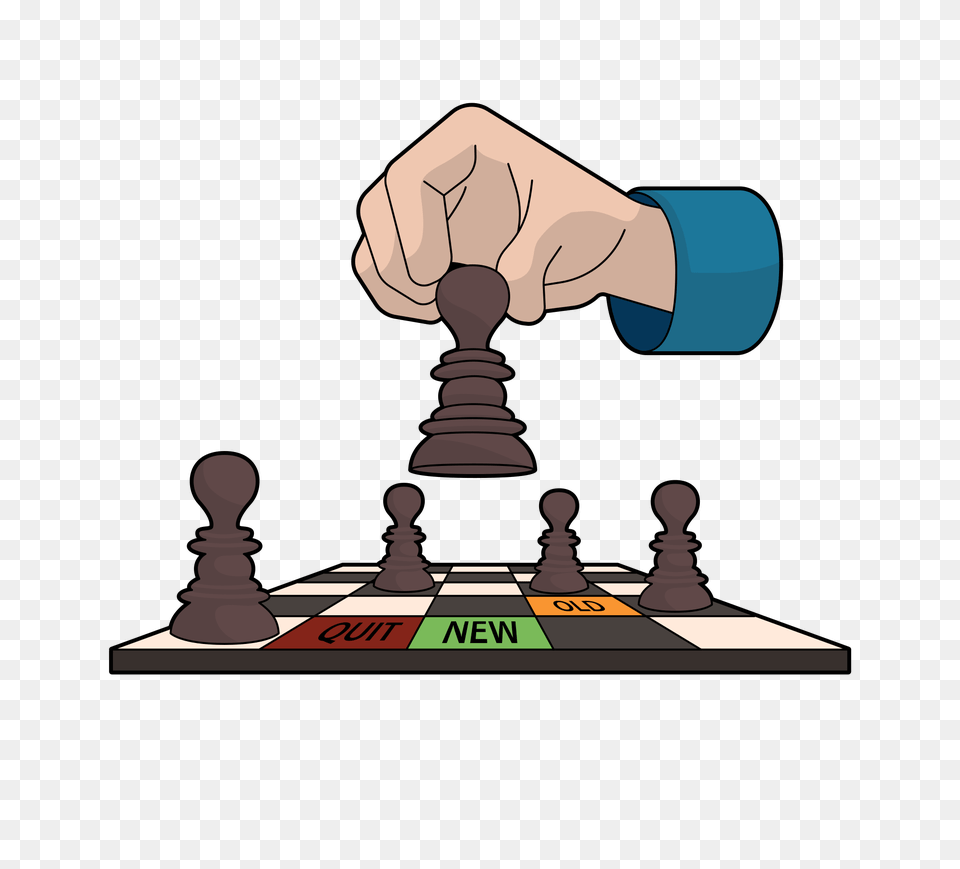 Career Change Chess Cartoon, Game Png Image