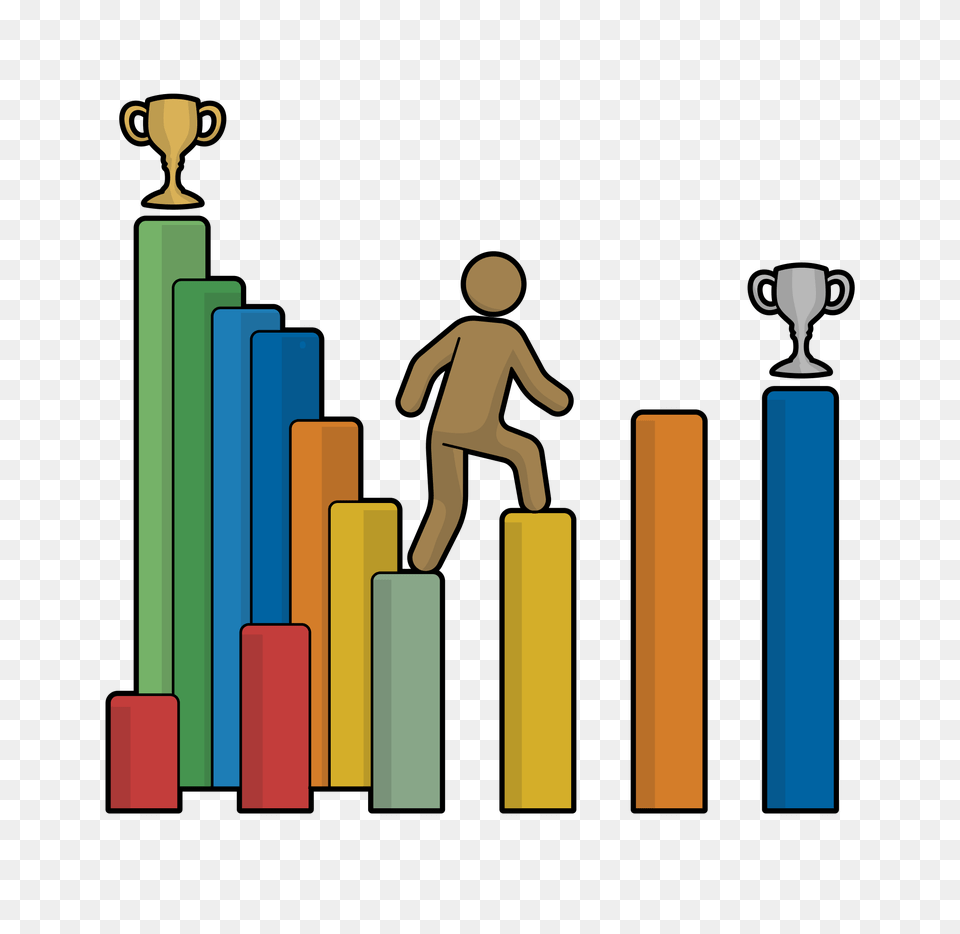 Career Change Ladder To Success Cartoon, Baby, Person Free Png