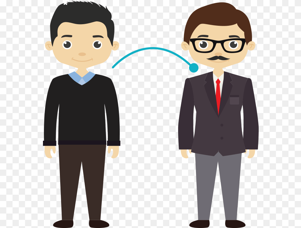 Career Counselor India Office Man Cartoon, Suit, Clothing, Formal Wear, Person Free Png