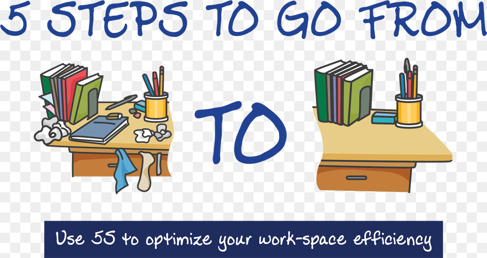Career Tips Organizing Cleaning Tidy Up Your Desk Clipart, Book, Publication, Furniture, Table Free Transparent Png