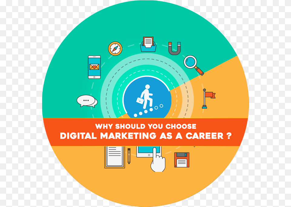 Careers In Digital Marketing, Disk, Person Free Png