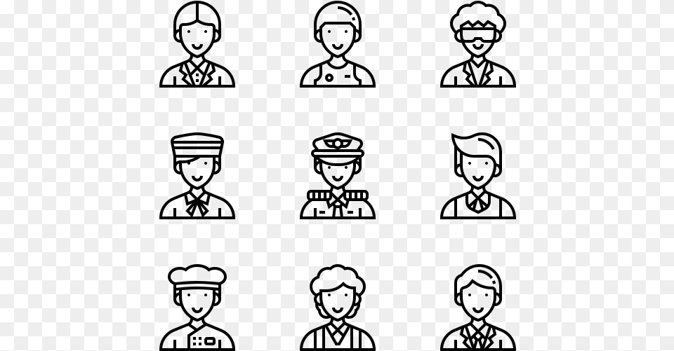 Careers Men Robot Icons, Gray Png Image