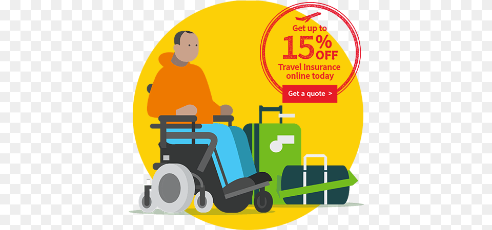 Carefree Disabled Travel Insurance As It Should Be Insurance, Grass, Lawn, Plant, Person Free Png Download