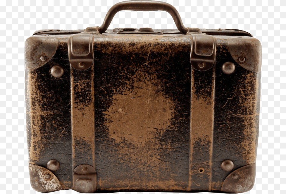 Carena Days Gone By Travel Old Beaten Up Suitcase, Baggage Free Transparent Png