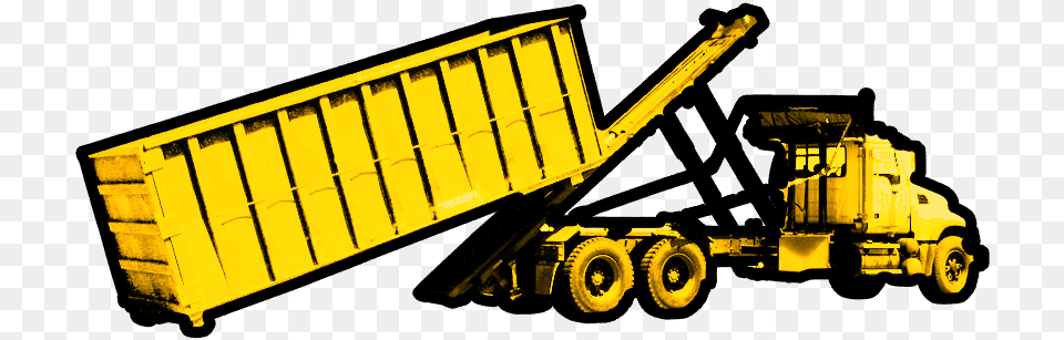 Careys Dumpsters Llc Dumpster Services Carlisle Pa, Bulldozer, Machine, Wheel, Trailer Truck Free Png