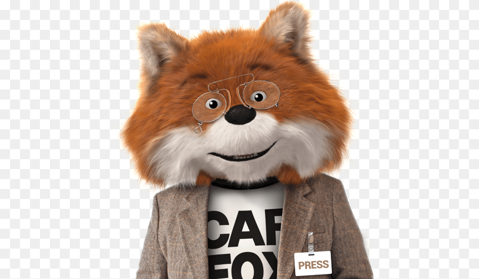 Carfox Carfax Car Fox, Plush, Toy, Clothing, Coat Png Image
