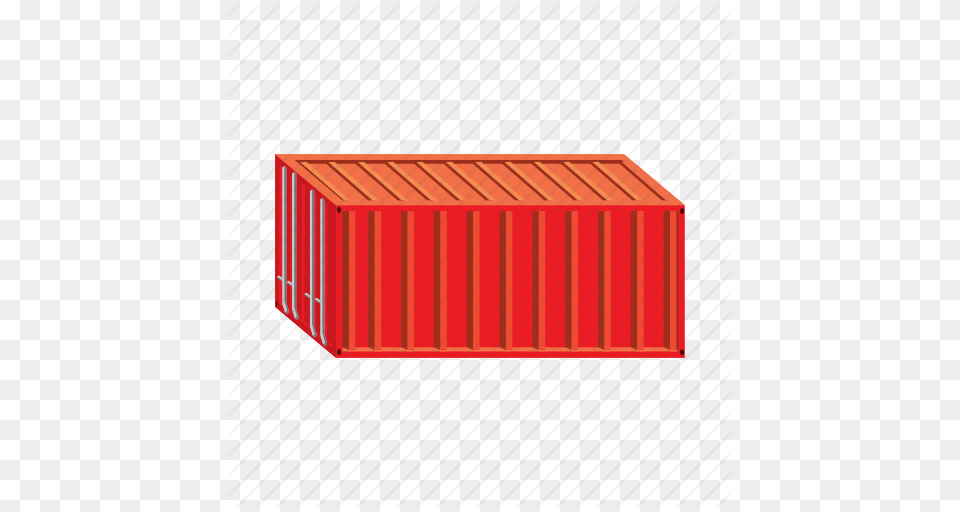 Cargo Cartoon Container Export Freight Storage Transport Icon, Shipping Container Free Png Download