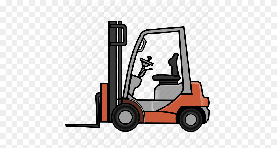 Cargo Fork Truck Forklift Lift Truck Logistics Shipping, Grass, Plant, Machine, Lawn Free Png
