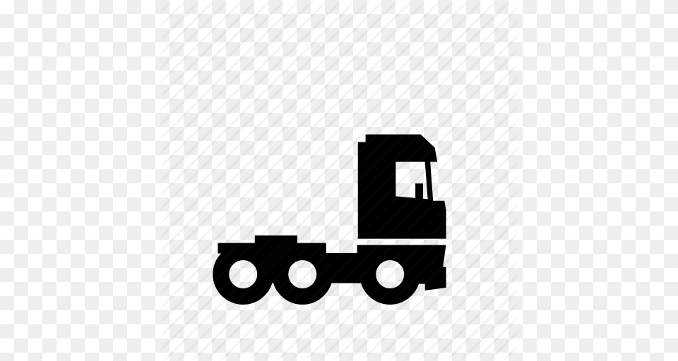 Cargo Road Semi Tractor Trailer Transport Truck Icon, Pickup Truck, Transportation, Vehicle Free Transparent Png