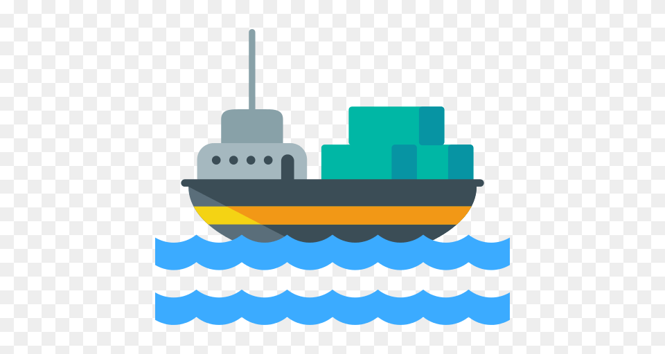 Cargo Ship Icon, Transportation, Vehicle, Watercraft, Yacht Free Transparent Png