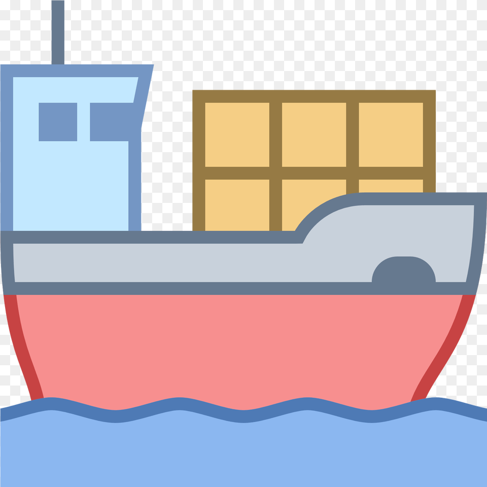 Cargo Ship Icon Ship, Transportation, Vehicle, Watercraft Png