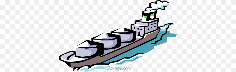 Cargo Ship Royalty Free Vector Clip Art Illustration, Watercraft, Vehicle, Transportation, Navy Png