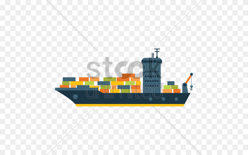 Cargo Ship Ship Vector Clipart Container Ship Cargo Cargo Ship Vector, Watercraft, Vehicle, Transportation, Barge Png Image
