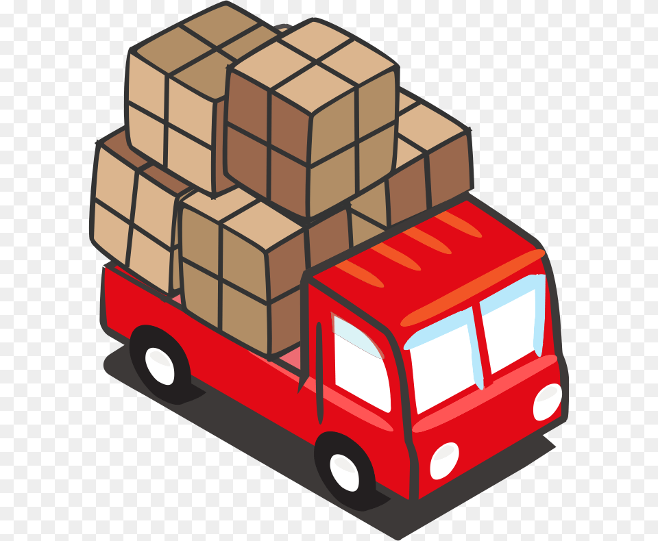 Cargo Truck Clipart, Weapon, Dynamite, Box, Carton Free Png Download