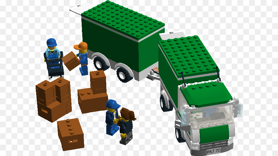 Cargo Truck Construction Set Toy, Vehicle, Transportation, Trailer Truck, Box Free Transparent Png