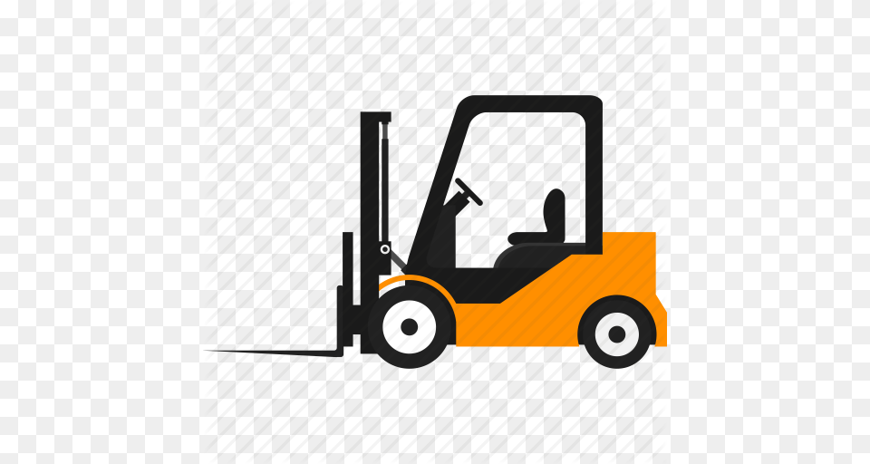 Cargo Truck Delivery Forklift Logistics Transportation Truck, Machine, Bulldozer Png Image