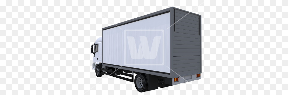 Cargo Truck Rear View Truck Rear View, Moving Van, Transportation, Van, Vehicle Png