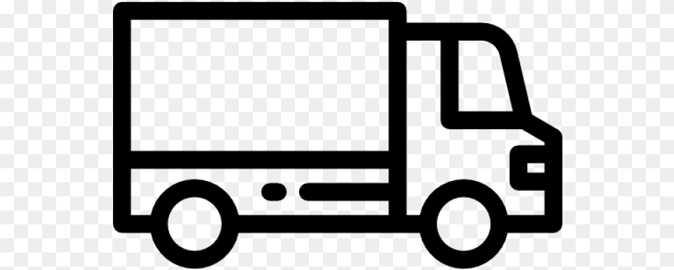 Cargo Truck Transparent Images Delivery Truck Icon, Gray Png Image
