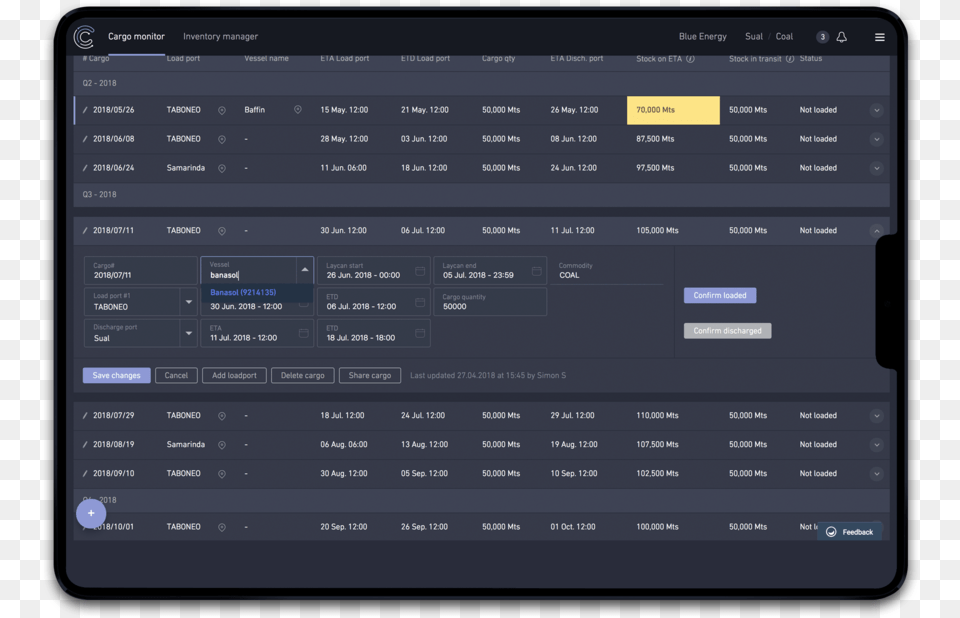 Cargoschedule 1 Information, Computer, Electronics, Tablet Computer Free Png Download