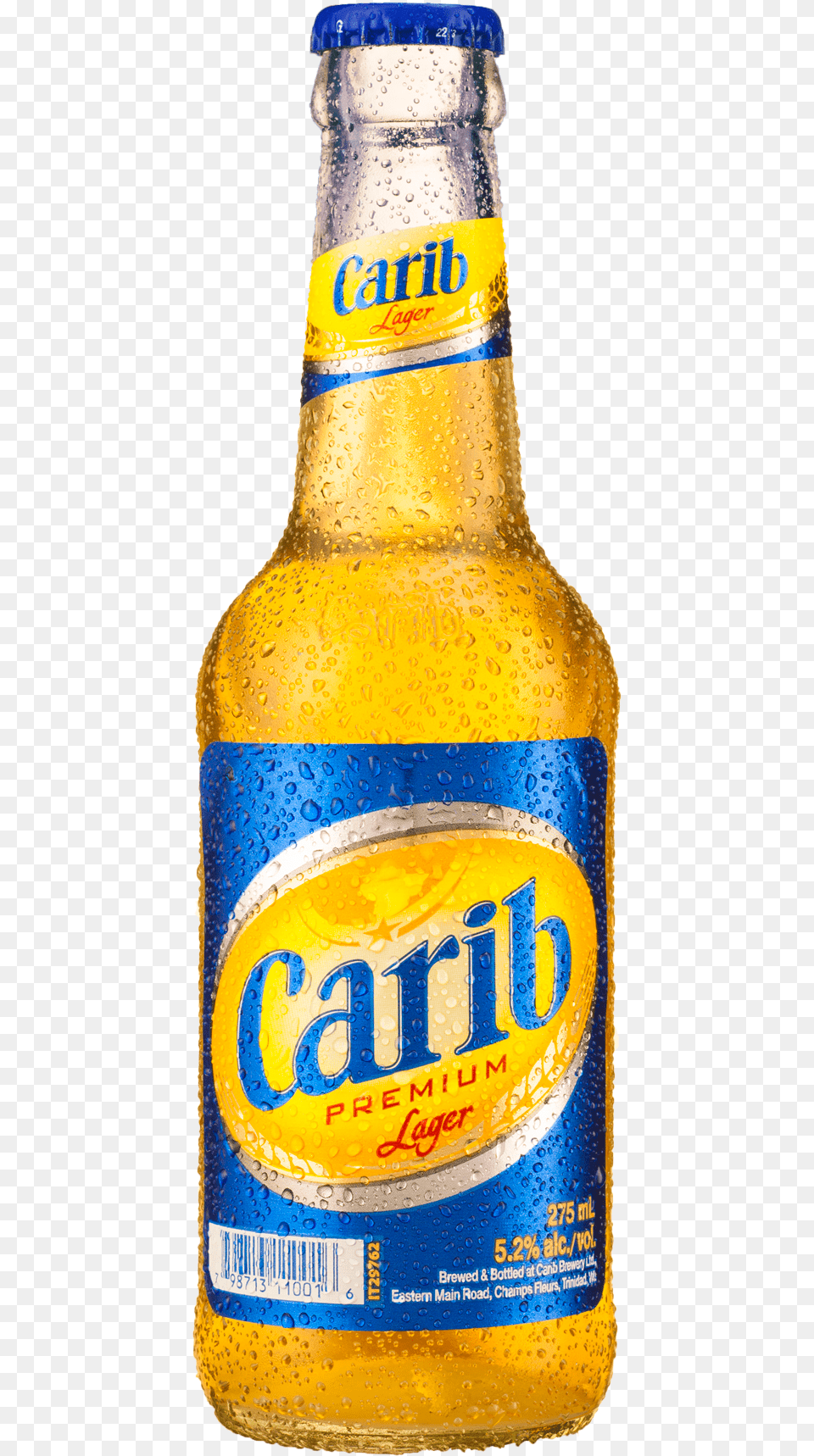Carib Beer, Alcohol, Beverage, Bottle, Lager Free Png