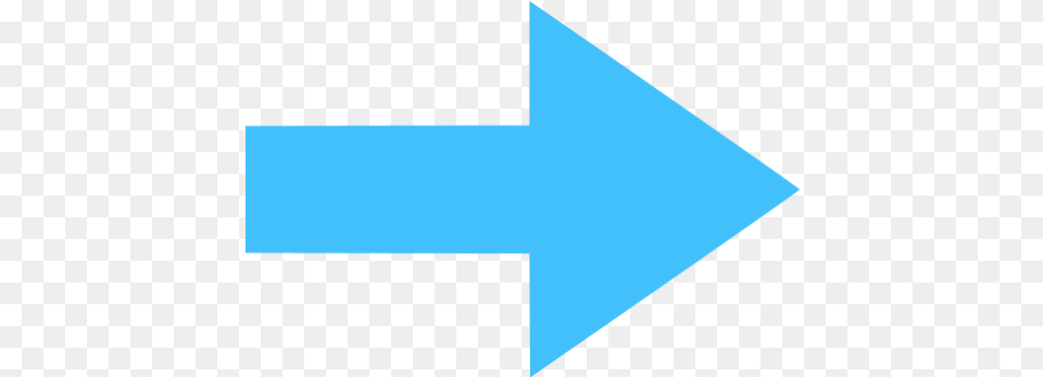 Caribbean Blue Arrow 11 Icon Flecha Hacia La Derecha, Triangle, Weapon, Arrowhead Png