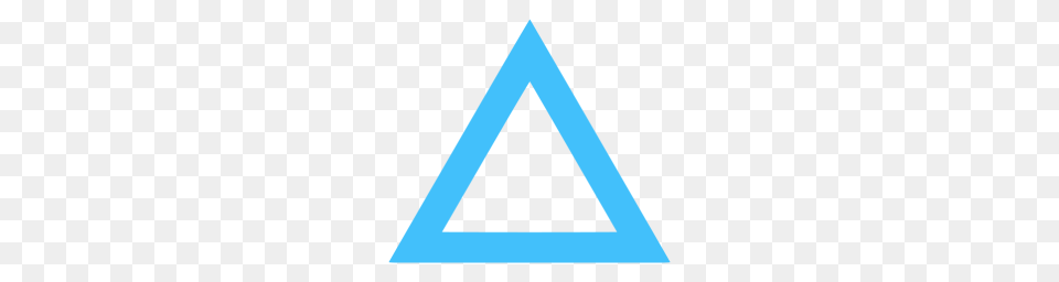 Caribbean Blue Triangle Outline Icon, Leisure Activities, Person, Sport, Swimming Png