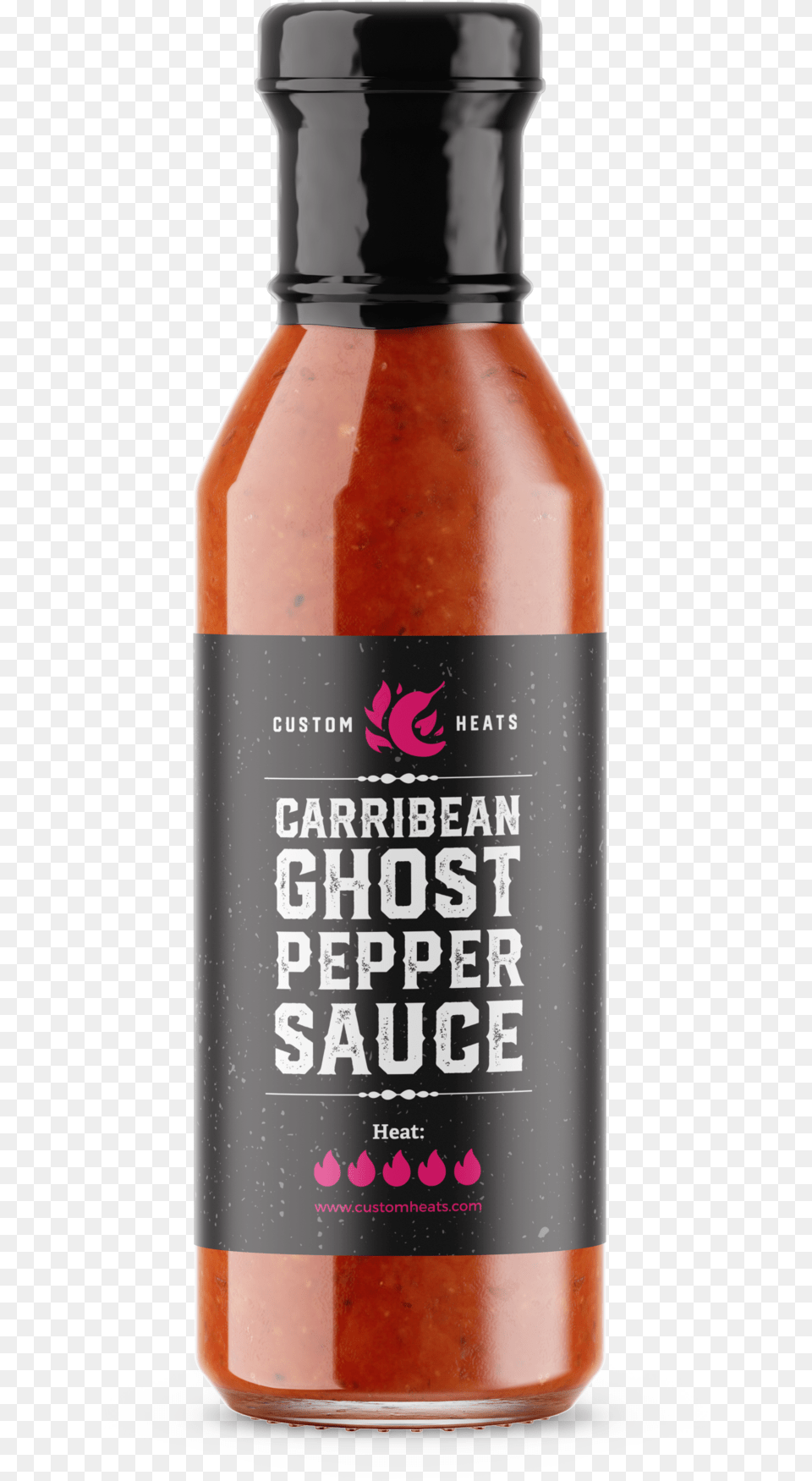 Caribbean Ghost Pepper Sauce 5oz Hot Sauce, Food, Ketchup Png
