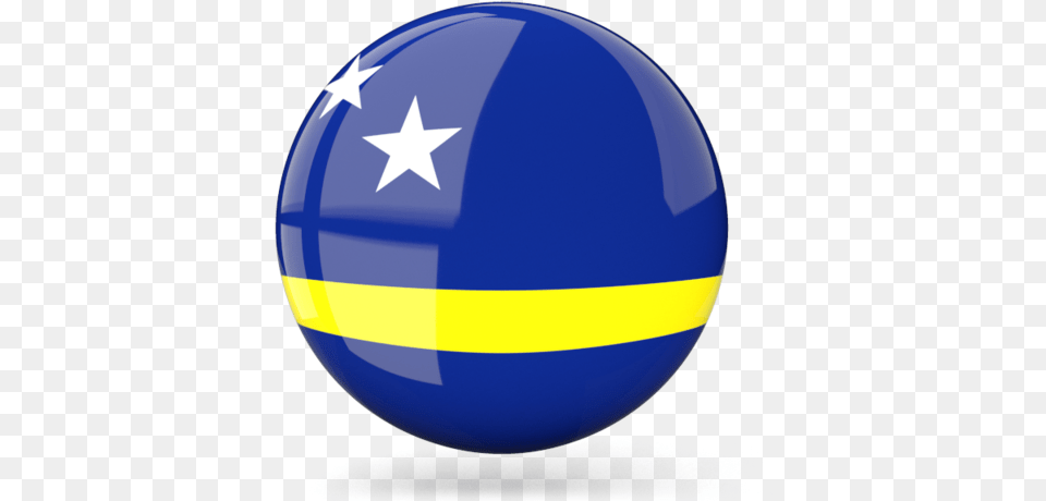 Caribbean Latin American Tech Community Gathers For Curacao Flag Icon, Sphere, Ball, Football, Soccer Free Png Download
