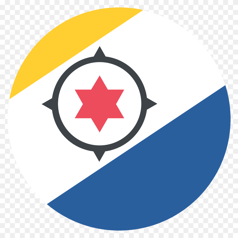 Caribbean Netherlands Flag Emoji Clipart, Logo, Symbol, Star Symbol Free Png Download
