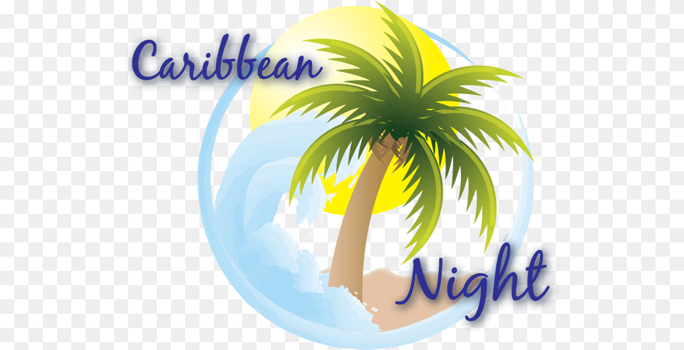 Caribbean Night, Palm Tree, Plant, Sphere, Summer Png Image