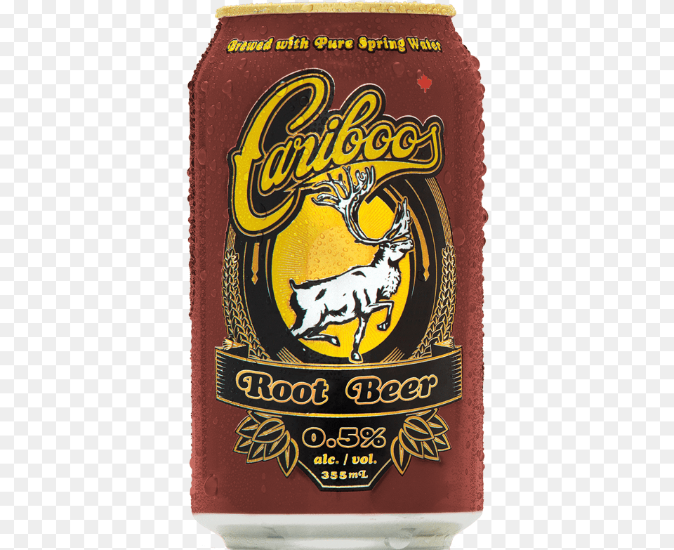 Cariboo 355ml Root Beer Cariboo Honey Lager Pacific Western Brewing Company, Alcohol, Beverage, Mammal, Wildlife Free Png