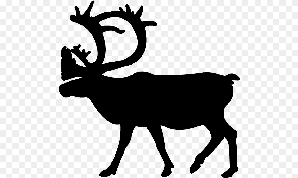 Caribou 20clip 20art Caribou Clipart, Gray Free Png Download