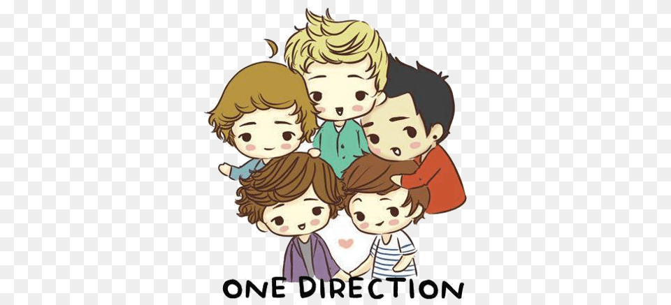 Caricaturas De One Direction One Direction Cartoon, Book, Comics, Publication, People Free Png