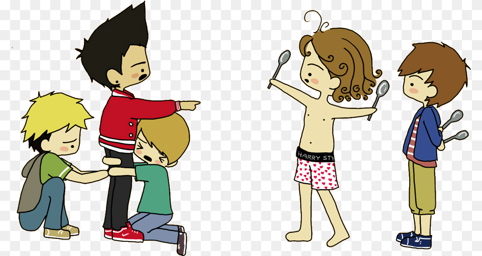 Caricaturas De One Direction One Direction Cartoon Funny, Publication, Book, Comics, Person Free Png
