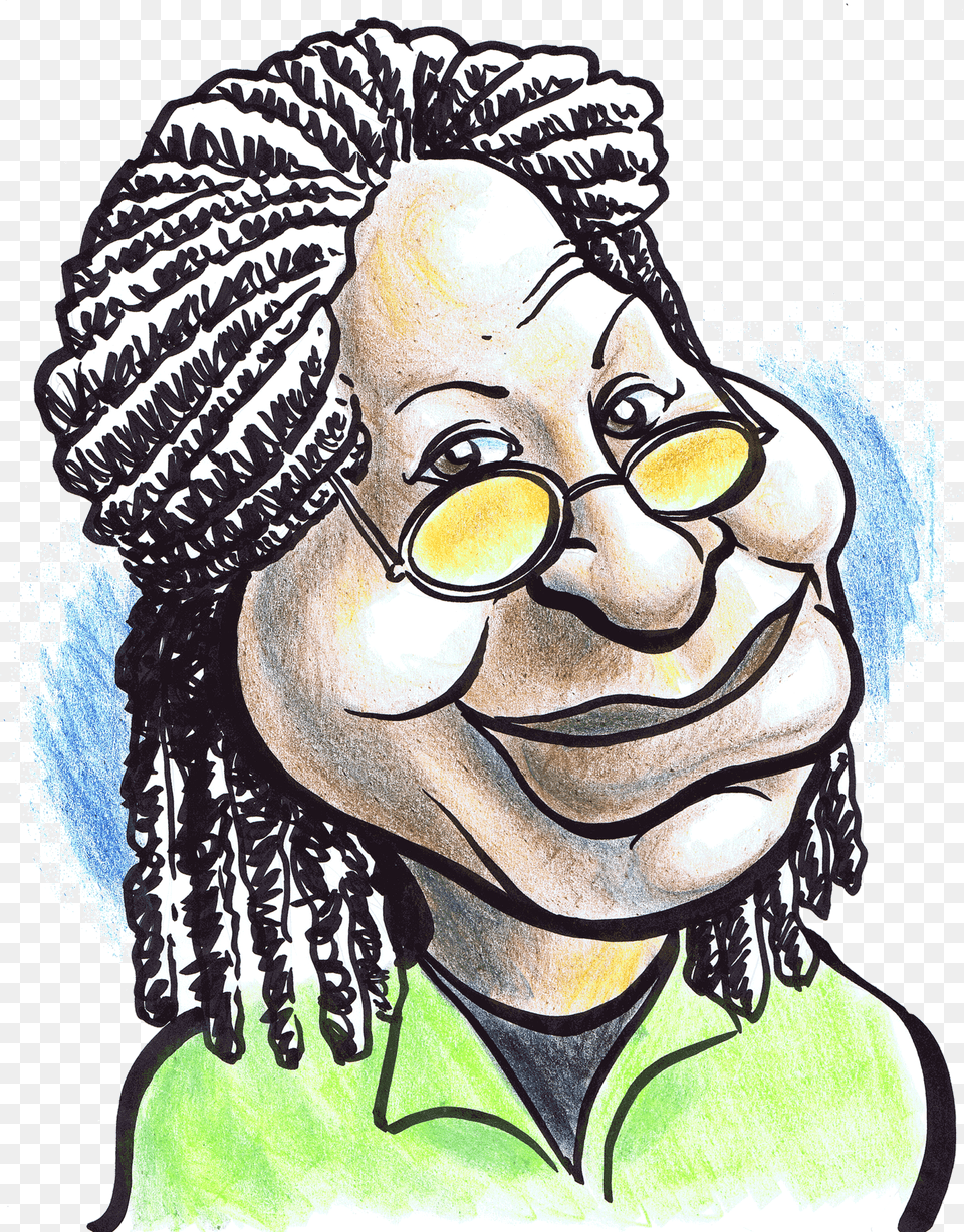Caricature Body Download Whoopi Goldberg Collection Cover Png