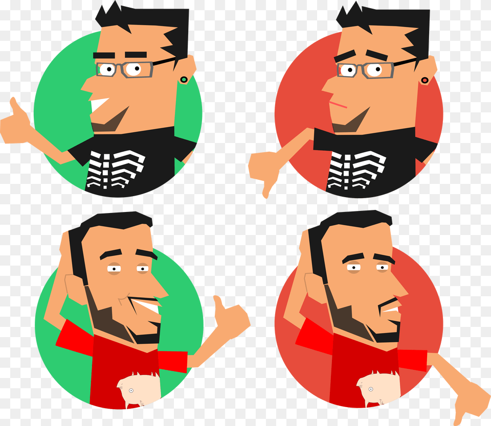 Caricature Character Co Workers Vector Graphic On Pixabay Likes And Dislikes Icon, Adult, Person, Man, Male Free Transparent Png