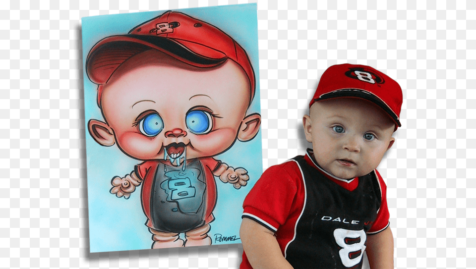 Caricature Of A Baby Boy Chris Rommel, Portrait, Photography, Person, Head Free Transparent Png