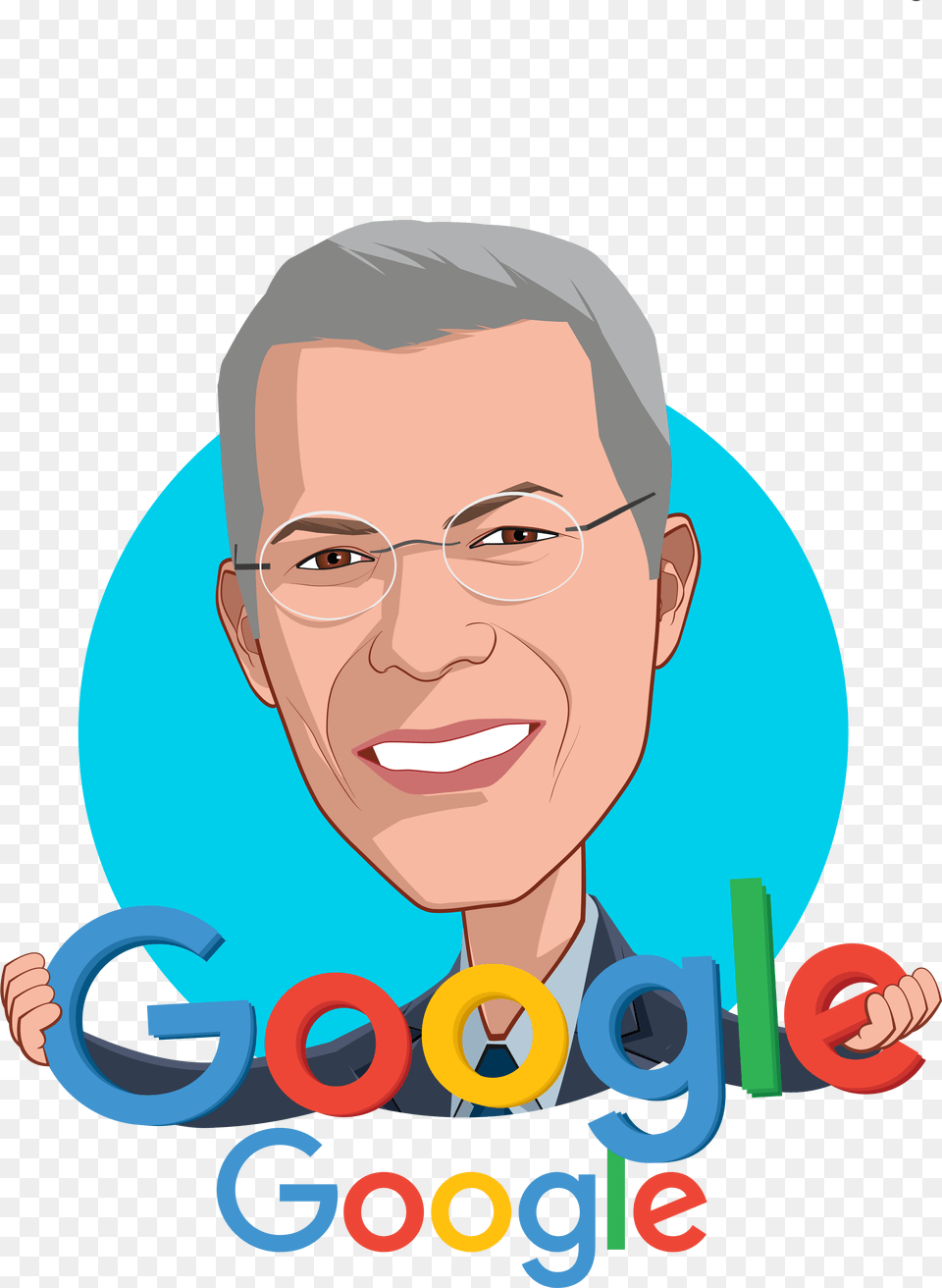 Caricature Of David T Google, Accessories, Portrait, Photography, Face Free Png Download