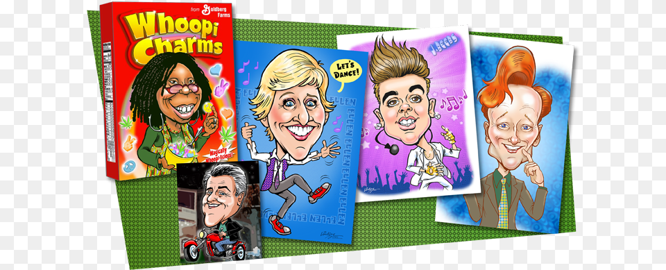 Caricatures Make Great Holiday Gifts Birthday Gifts Cartoon, Book, Publication, Comics, Adult Png