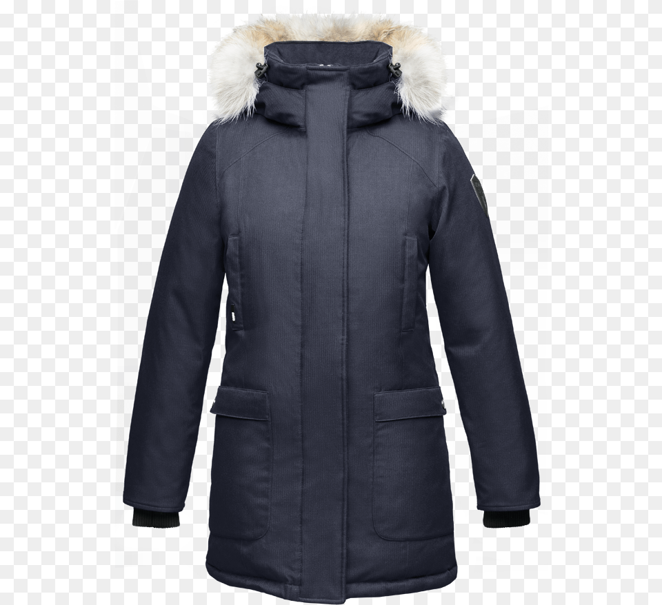 Carla Ladies Parka Nobis Carla Steel Grey, Clothing, Coat, Jacket, Overcoat Free Transparent Png