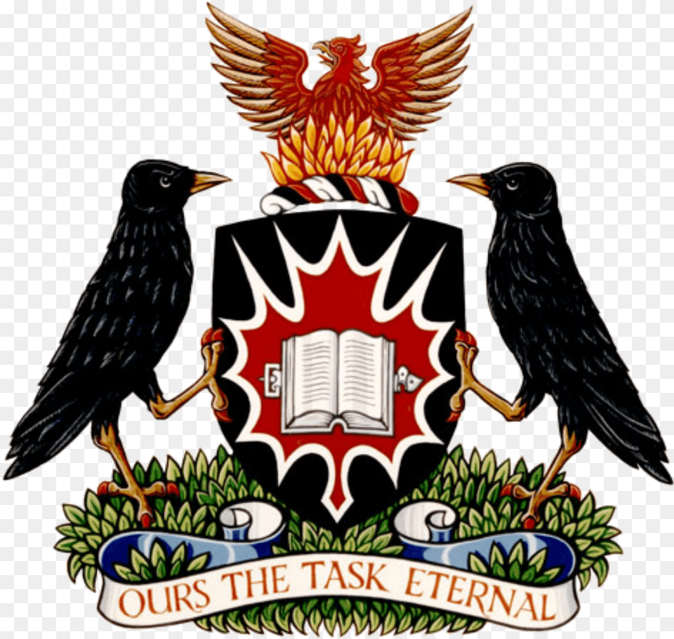 Carleton University Coat Of Arms, Animal, Bird, Blackbird, Emblem Free Transparent Png