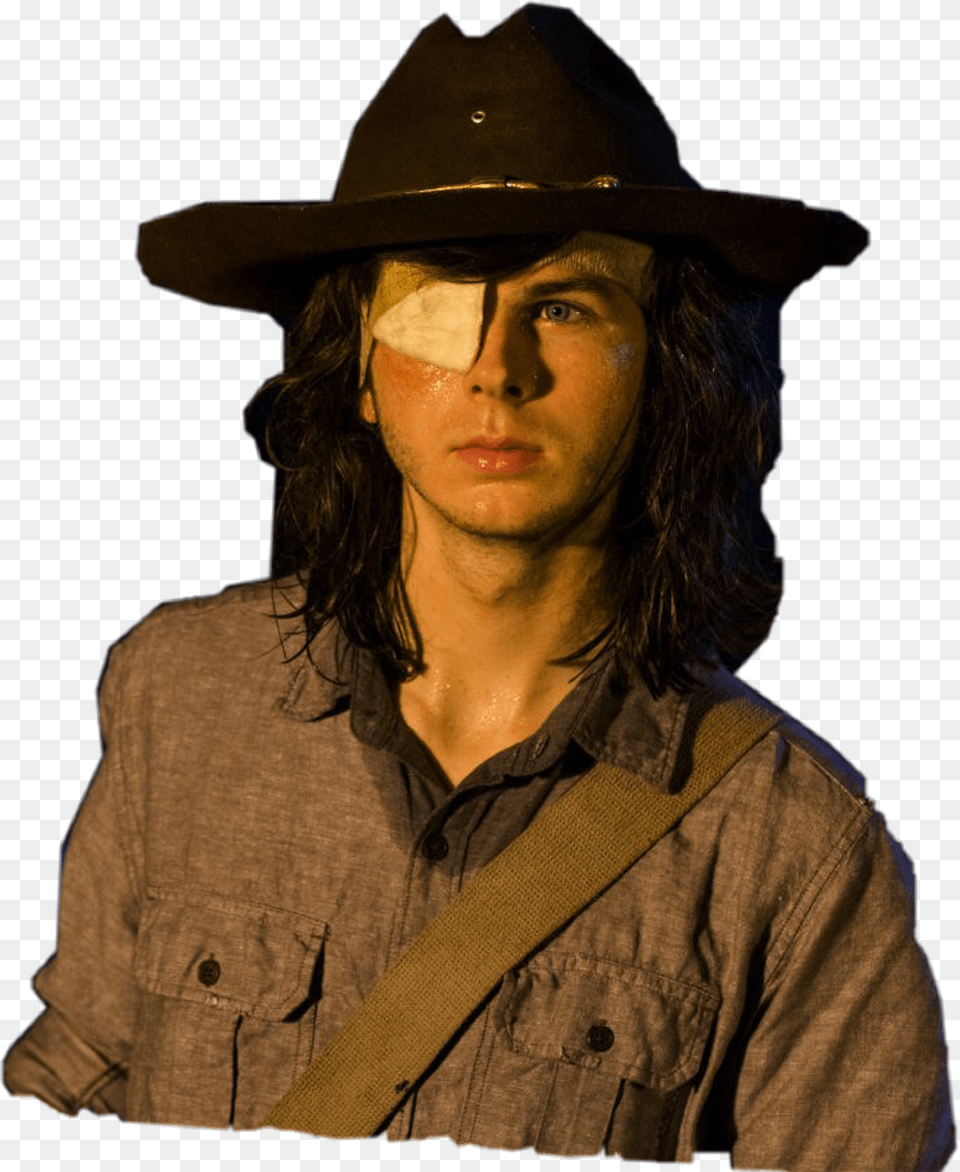 Carlgrimes Sticker Twd Carl Season, Sun Hat, Clothing, Hat, Portrait Free Png