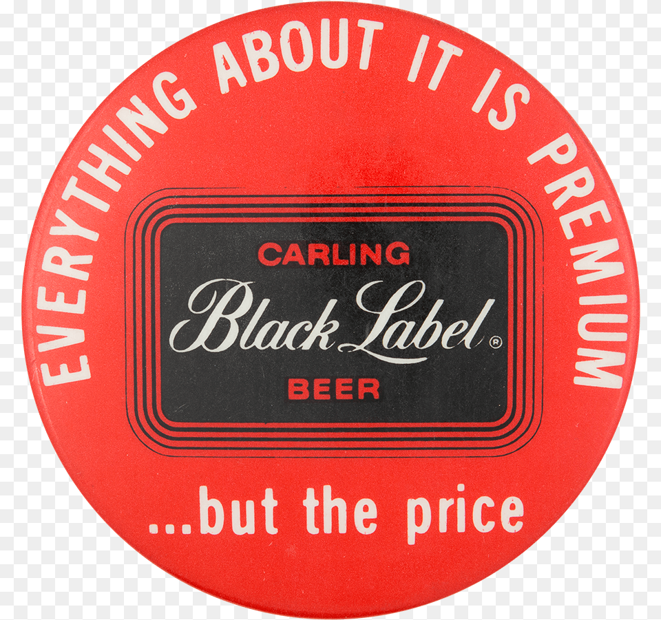 Carling Black Label Beer Beer Button Museum Black Label Beer, Badge, Logo, Symbol, Bottle Png